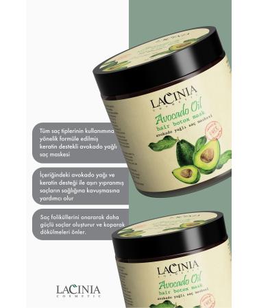 Lacinia Avocado Oil Hair Repair Mask 500 Ml - Buy Online on GoSupps.com