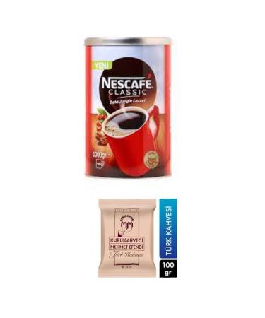 Nestle Nescafe Classic 1 kg Mehmet Efendi 100 gr