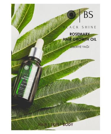 Black Shine BS Rosemary Oil Hair Care Complex with Biotin for Hair Loss and Damaged Hair - Buy Online on GoSupps.com