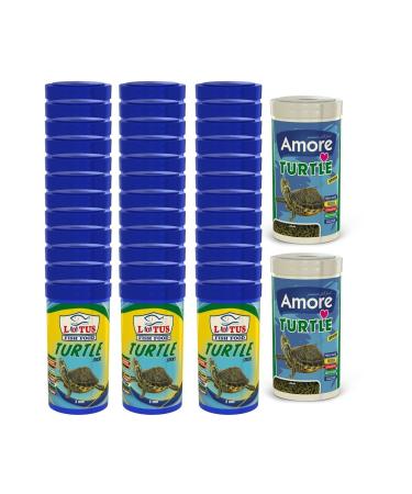 Lotus Turtle Sticks 36x100ml Can Turtle Food And 2x250ml Cans