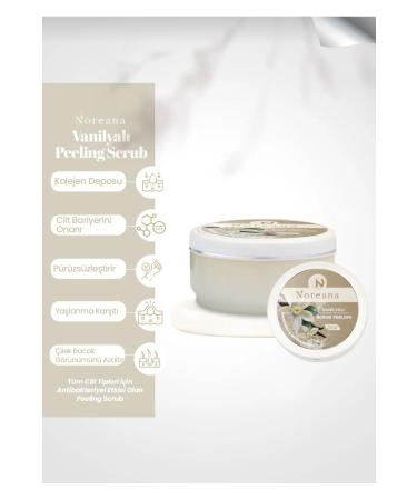 Noreana Vanilla scrub peeling aromatherapy 250ml strawberry leg anti-appearance & regenerating