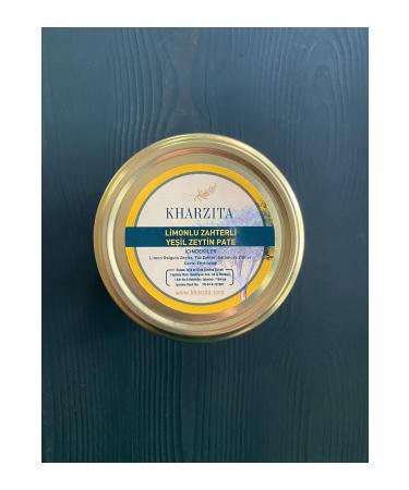 Kharzita Green Olive Paste with Lemon and Zahter 350 Gr