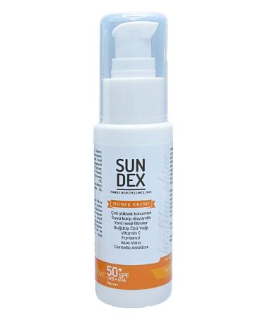Sun Dex Family Health Since 2021 Healthy Shine SPF 50+ Face Sunscreen Dry Skin 50 ml - Buy Online on GoSupps.com