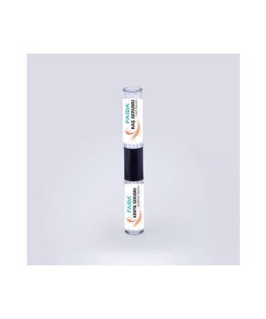Faida Eyebrow Eyelash Care Oil 10+10ml with Organic Argan Oil Coconut Oil and Natural Vitamin E - Buy Online on GoSupps.com