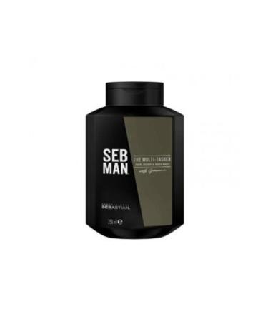 Sebastian Seb Man The Multi Tasker 3 In 1 - HAIR BEARD BODY SHAMPOO 250 ml CYT97794649461319463119746131946131