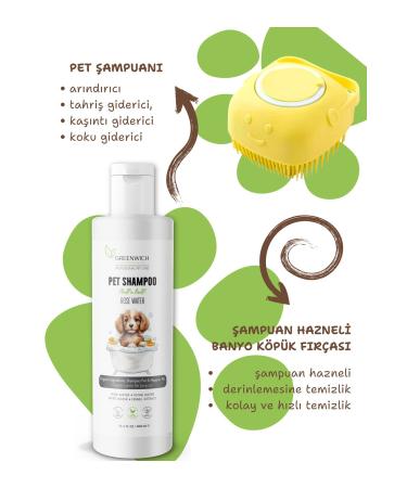 Greenwich Zero Point of Beauty Body Paw Shampoo Brush Set Sensitive Skin Flea Tick Parasite Odor Remover Cat Dog Vegan Organic - Buy Online on GoSupps.com