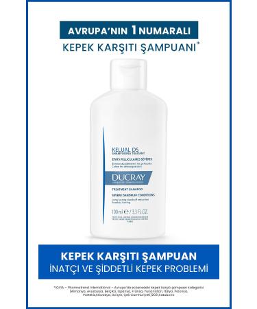 Ducray Kelual DS Anti-Scaling Flaking and Intensive Dandruff Care Shampoo 100ml