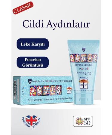 Aquas Classic Anti-Aging Energetic 150 ml Sun Cream X2 - 2 Pack Opportunity - Buy Online on GoSupps.com