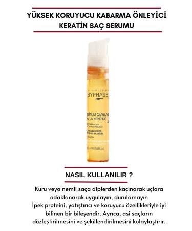 BYPHASSE Keratin Serum High Protection Anti-Frizz 50ml - Buy Online on GoSupps.com