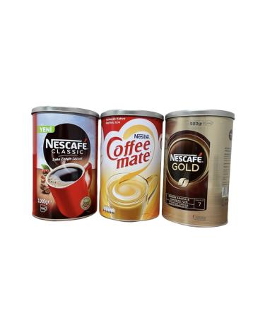 Nescafe Gold 900 gr + Classic 1 Kg + Nestle Coffee Mate 2 Kg Package