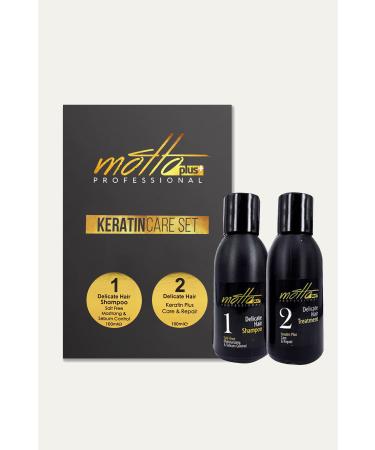 Motto Plus Professional Brazilian Blow Dry Keratin 2-Piece Miraculous Care Set (100ml Keratin - 100ml Shampoo) - Buy Online on GoSupps.com