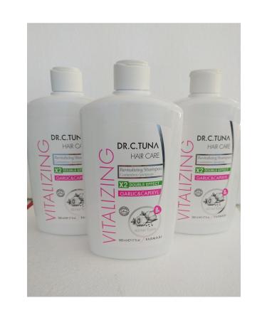 Farmasi Dr.c.Tuna Vitalizing Garlic Shampoo 500 ml 3 Pieces