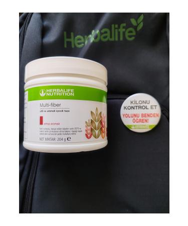 Herbalife Multi-fiber Multi-fiber Fiber and Flavored Drink Powder Apple 204 G - Buy Online on GoSupps.com