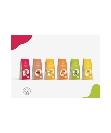 Kayla Gourmet Fruit Grain Teas New Series Campaign Strawberry Banana Honey Banana Date Kiwi Apricot 6 X 250 gr