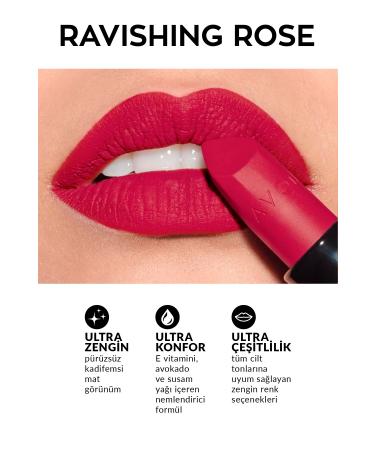 Avon Marvellous Mocha Matte Lipstick + Black Eyeliner + Ravishing Rose Matte Lipstick + Lovider Pocket Mirror - Buy Online on GoSupps.com