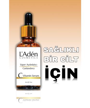 Say Goodbye to Wrinkles and Blemishes with L'Aden Cosmetics Illuminating C Serum. - Buy Online on GoSupps.com