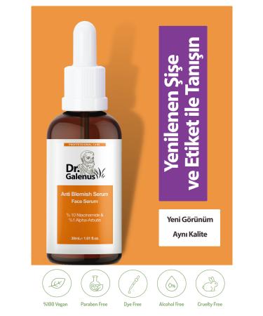 Dr. Galenus Intensive Anti-Spot and Tone Equalizing Care Serum (NIACINAMIDE & 1% ALPHA ARBUTIN) 30 ml - Buy Online on GoSupps.com