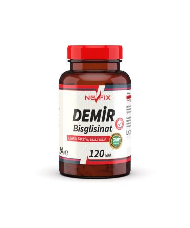 Ncs Nevfix Iron 120 Tablets Bisglycinate