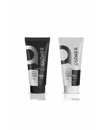 Organic Ostwint Black Shampoo Hair and Beard Blackening Set - Buy Online on GoSupps.com