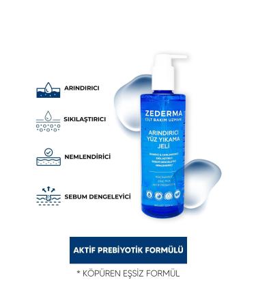 ZEDERMA Purifying Face Wash Gel 400 Ml. For Oily / Acne Prone & Sensitive Skin - Buy Online on GoSupps.com