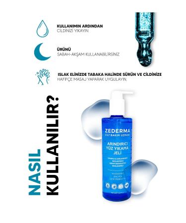 ZEDERMA Purifying Face Wash Gel 400 Ml. For Oily / Acne Prone & Sensitive Skin - Buy Online on GoSupps.com