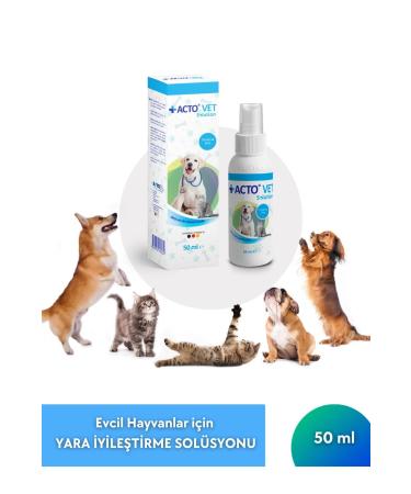 Acto Vet Solution 50 ml | Wound Healing Solution for Pets