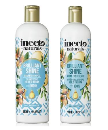 inecto Naturals Argan Hair Care Shampoo and Conditioner 500 ml