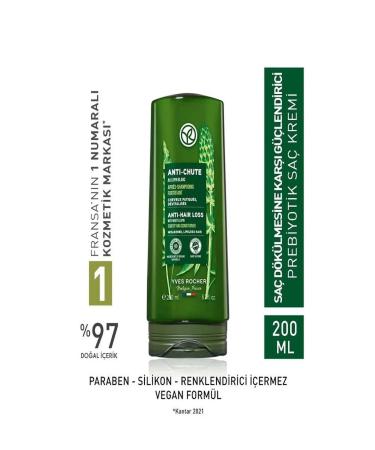 Yves Rocher Prebiotic Conditioner - Anti-Hair Loss / Anti-Chute Strengthener 200 ml