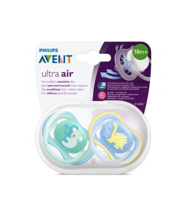 Philips Avent Ultra Air Pacifier 18 Months Boy