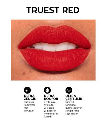 Avon Peach Flatters Matte Lipstick + Black Eyeliner + Truest Red Matte Lipstick + Lovider Pocket Mirror - Buy Online on GoSupps.com