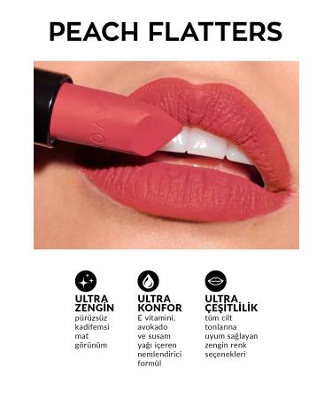 Avon Peach Flatters Matte Lipstick + Black Eyeliner + Truest Red Matte Lipstick + Lovider Pocket Mirror - Buy Online on GoSupps.com