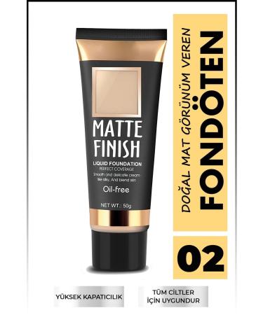 SEVRU New High Coverage Effective Foundation No:2 Natural Matte Appearance