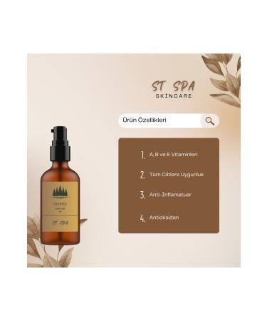 ST SPA Vitamin E Moisturizing Massage Oil 100ml (MOISTURE RETAINING BRIGHTENING WOODY SCENT)