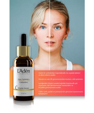 Say Goodbye to Wrinkles and Blemishes with L'Aden Cosmetics Illuminating C Serum.