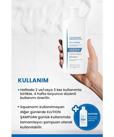 Ducray Squanorm Dry Dandruff Shampoo 200 Ml Shampoo For Dry And Dandruff Hair - Buy Online on GoSupps.com