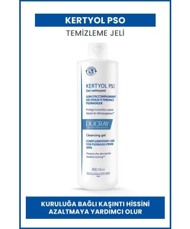 Ducray Kertyol Pso Moisturizing Cleansing Gel 400 ml