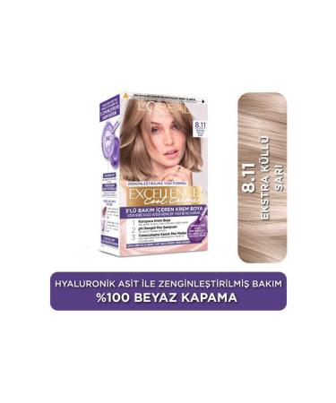 L'Oreal Paris L'Or al Paris Excellence Cool Creme 8.11 Extra Ash Blonde Hair Dye