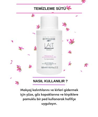 BYPHASSE Face Eye and Makeup Cleansing Milk All Skin Types 500ml - Buy Online on GoSupps.com