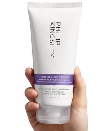 PHILIP KINGSLEY Pure Blonde/silver Conditioner - Anti Yellow Daily Hair Care Cream for Blonde and Gray Hair 200ml