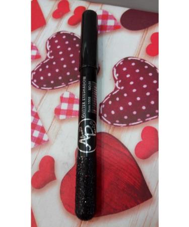 Afrodit Paris Glitter Eyeshadow Eyeliner Black No:01 - Buy Online on GoSupps.com