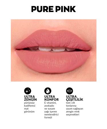 Avon Nude Suede Matte Lipstick + Black Eyeliner + Pure Pink Matte Lipstick + Lovider Pocket Mirror - Buy Online on GoSupps.com