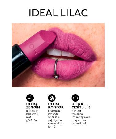 Avon Red Supreme Matte Lipstick + Black Eyeliner + Ideal Lilac Matte Lipstick + Lovider Pocket Mirror - Buy Online on GoSupps.com