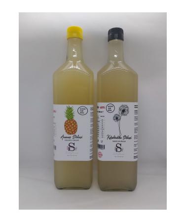 S heylaana Natural Pineapple Vinegar 1000 Ml - Natural Dandelion Vinegar 1000 Ml