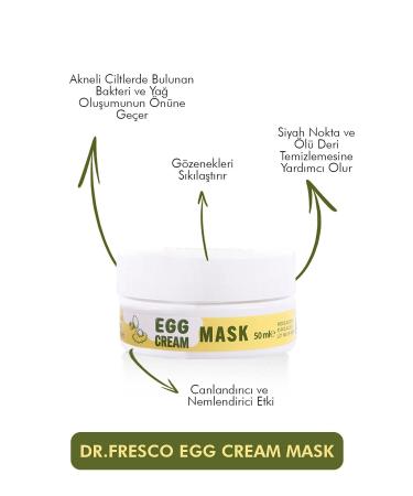 Dr Fresco Cleansing Face Peeling Gel 100 Ml- Egg White Pore Mask Egg White Mask 50 ml - Buy Online on GoSupps.com
