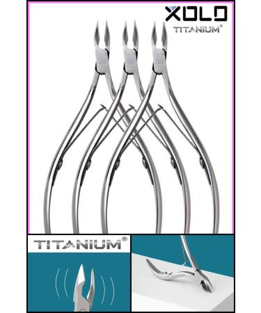 Xolo Wide Mouth Silver Pedicure Nipper Cobalt Cuticle Cutter Thick Steel XLP502 - Buy Online on GoSupps.com