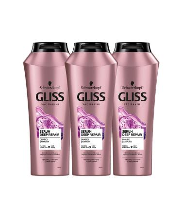 Gliss Serum Deep Repair Repairing Shampoo - With Protein Complex and Indian Fig 500 ml X 3 Pcs - Buy Online on GoSupps.com
