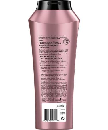 Gliss Serum Deep Repair Repairing Shampoo 500 ml X 2 Pieces - Buy Online on GoSupps.com