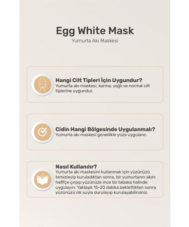 Gead Egg White Mask- Pore Tightening Egg White Mask- 100 Gr - Buy Online on GoSupps.com