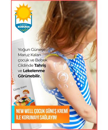 New Well Sunscreen Kids Cream Spf 50+ (50ml) - Buy Online on GoSupps.com