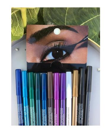 Meyras Touch 2-Piece Set of 12 Coloured Eyeliner Pencils and Eyeliner Drawing Device